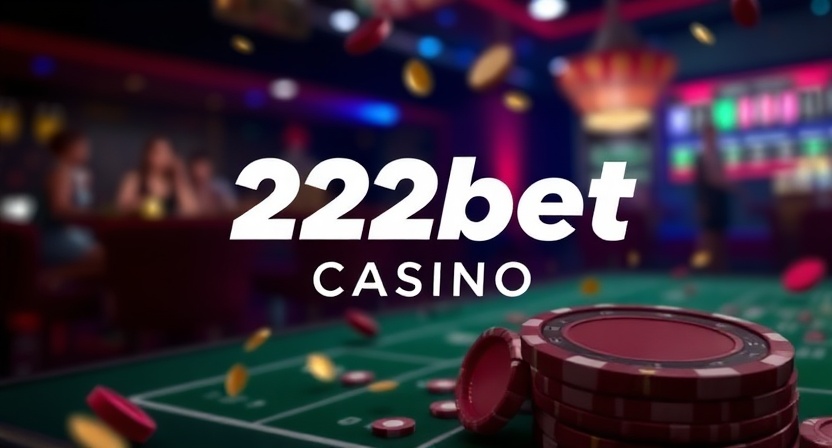 Live dealer streaming tables on 222bet casino